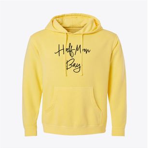 Half Moon Bay California Freestyle Pigment-Dyed Hoodie