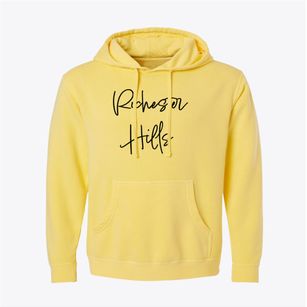 Rochester Hills Michigan Freestyle Pigment-Dyed Hoodie