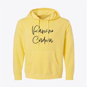 Rancho Cordova California Freestyle Pigment-Dyed Hoodie