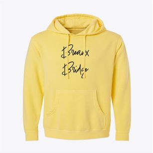 Breaux Bridge Louisiana Freestyle Pigment-Dyed Hoodie