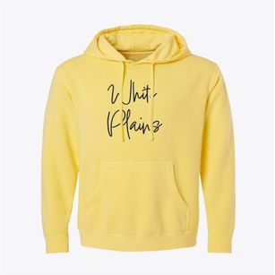 White Plains New York Freestyle Pigment-Dyed Hoodie