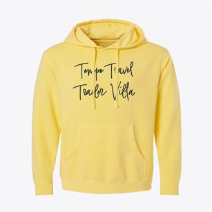 Tempe Travel Trailer Villa Arizona Freestyle Pigment-Dyed Hoodie
