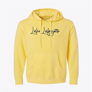 Lake Lafayette Missouri Freestyle Pigment-Dyed Hoodie
