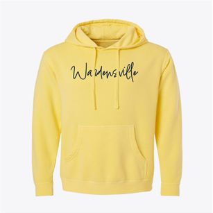 Wardensville West Virginia Freestyle Pigment-Dyed Hoodie