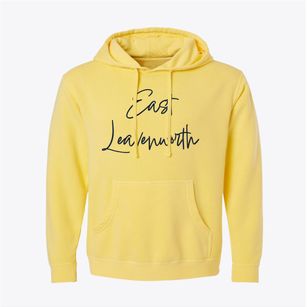 East Leavenworth Missouri Freestyle Pigment-Dyed Hoodie
