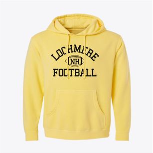Lochmere New Hampshire Football Pigment-Dyed Hoodie