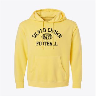 Silver Crown Wyoming Football Pigment-Dyed Hoodie