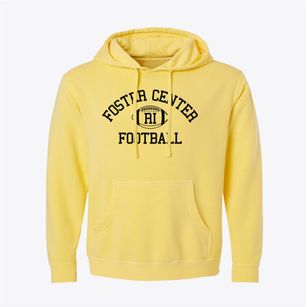 Foster Center Rhode Island Football Pigment-Dyed Hoodie