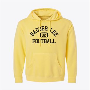 Badger Lee Oklahoma Football Pigment-Dyed Hoodie