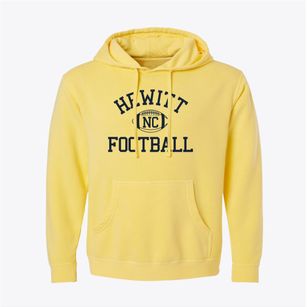 Hewitt North Carolina Football Pigment-Dyed Hoodie