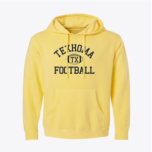 Texhoma Texas Football Pigment-Dyed Hoodie