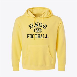 Elwood Oregon Football Pigment-Dyed Hoodie