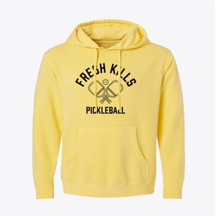 Fresh Kills New York Pickleball Pigment-Dyed Hoodie