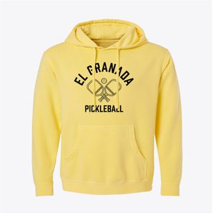 El Granada California Pickleball Pigment-Dyed Hoodie