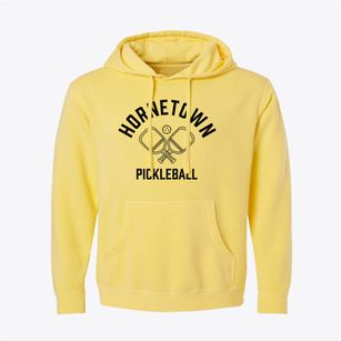 Hornetown New Hampshire Pickleball Pigment-Dyed Hoodie