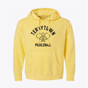 Terrytown Pennsylvania Pickleball Pigment-Dyed Hoodie