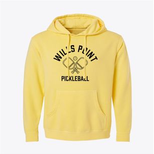 Wills Point Texas Pickleball Pigment-Dyed Hoodie