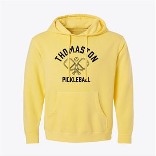 Thomaston Maine Pickleball Pigment-Dyed Hoodie