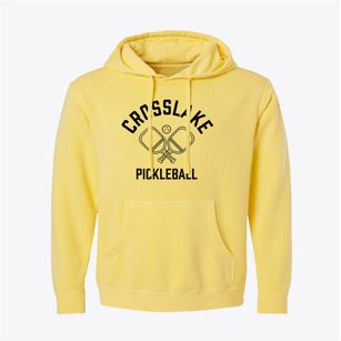 Crosslake Minnesota Pickleball Pigment-Dyed Hoodie
