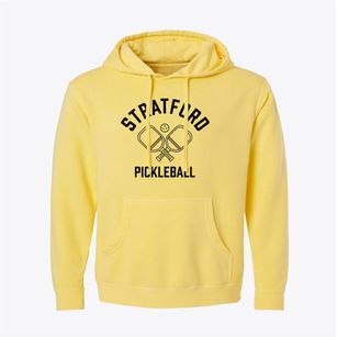Stratford Iowa Pickleball Pigment-Dyed Hoodie