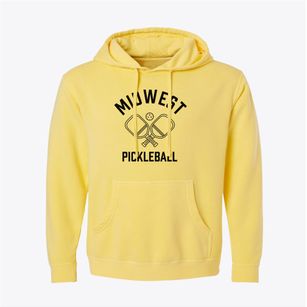 Midwest Wyoming Pickleball Pigment-Dyed Hoodie