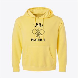 Chili Wisconsin Pickleball Pigment-Dyed Hoodie