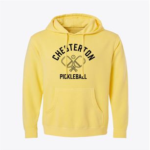 Chesterton Indiana Pickleball Pigment-Dyed Hoodie