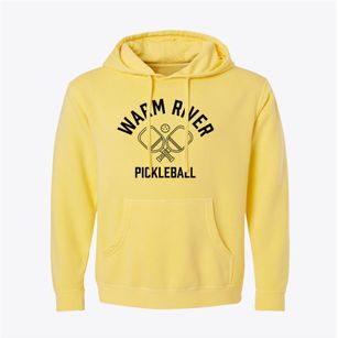 Warm River Idaho Pickleball Pigment-Dyed Hoodie