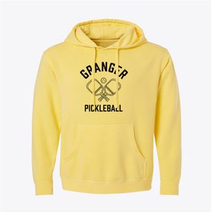 Granger Utah Pickleball Pigment-Dyed Hoodie