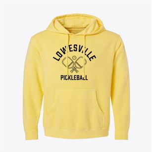 Lowesville Virginia Pickleball Pigment-Dyed Hoodie