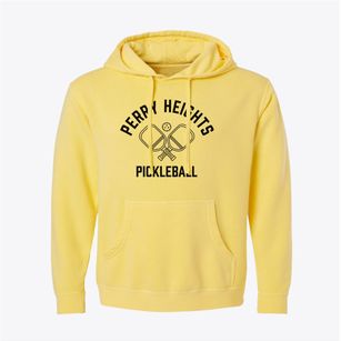 Perry Heights Ohio Pickleball Pigment-Dyed Hoodie
