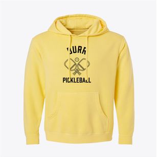 Burr Texas Pickleball Pigment-Dyed Hoodie