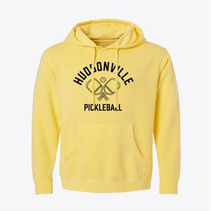 Hudsonville Michigan Pickleball Pigment-Dyed Hoodie