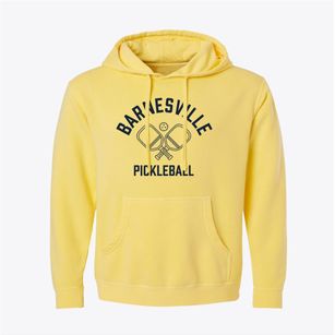 Barnesville Alabama Pickleball Pigment-Dyed Hoodie