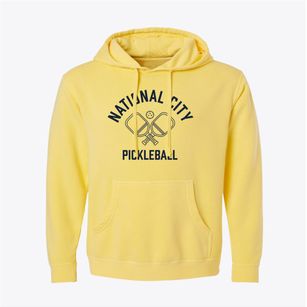 National City California Pickleball Pigment-Dyed Hoodie