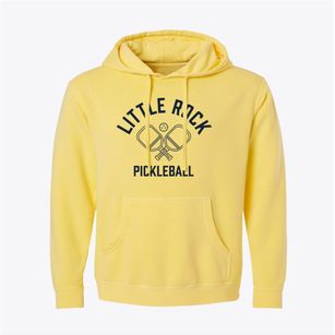 Little Rock Arkansas Pickleball Pigment-Dyed Hoodie