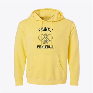 Quincy Illinois Pickleball Pigment-Dyed Hoodie