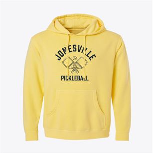 Jonesville Louisiana Pickleball Pigment-Dyed Hoodie