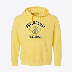 Friendship Maine Pickleball Pigment-Dyed Hoodie