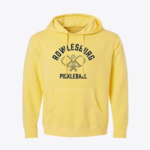 Rowlesburg West Virginia Pickleball Pigment-Dyed Hoodie