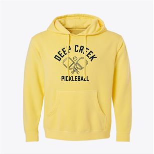 Deep Creek Idaho Pickleball Pigment-Dyed Hoodie