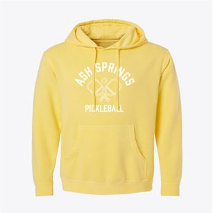 Ash Springs Nevada Pickleball Pigment-Dyed Hoodie