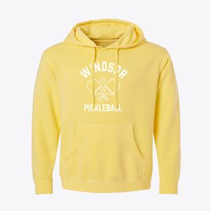 Windsor Connecticut Pickleball Pigment-Dyed Hoodie