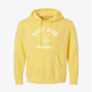 St. John North Dakota Pickleball Pigment-Dyed Hoodie