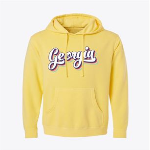  Georgia Retro Candy Vibes Pigment-Dyed Hoodie