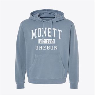 Monett Oregon Classic Established Pigment-Dyed Hoodie