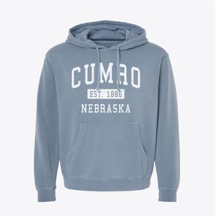 Cumro Nebraska Classic Established Pigment-Dyed Hoodie
