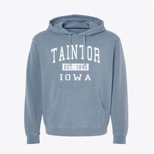 Taintor Iowa Classic Established Pigment-Dyed Hoodie