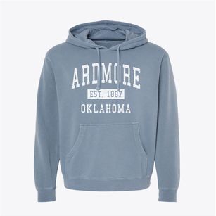 Ardmore Oklahoma Classic Established Pigment-Dyed Hoodie