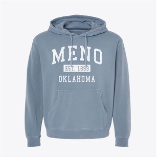 Meno Oklahoma Classic Established Pigment-Dyed Hoodie